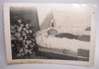 Antique Original Photograph Post Mortem Death Open Casket Coffin Funeral Photo