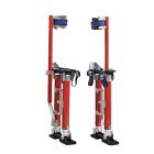 18-30 Inch Aluminum Drywall Stilts Tool For Taping Painting Painter Red