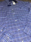 Nwt Ralph Lauren Mens Performance Long Sleeve Shirt Blue Plaid Classic Fit 2xl