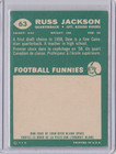 1960 Topps Cfl  63 Russ Jackson Ex-mint Set Break