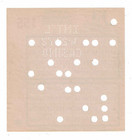 Vintage Las Vegas Hilton - International Hotel - Keno Sheet - 1972 - Casino - A