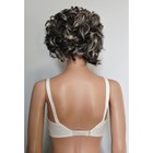 Vintage  new  1960 s Stephanie Women s Cream Bullet Bra W center Flower Sz 32b