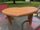 Wood Heart Shaped Foot Step Stool Plant Stand Doll Stand Wooden