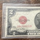 1928 Two Dollar Legal Tender Note Red Seal With The Big Two