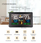 Digital Lcd Weather Station Clock Indoor   Outdoor Calendar Thermometer