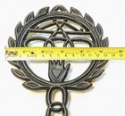 Vintage Cast Iron Ioof International Order Of Odd Fellows Trivet