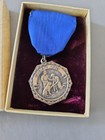 Vintage Boy Scout First Aid Medal With Box   Circa 1950 s   Minty