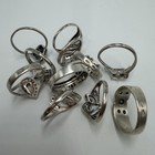Vintage 925 Sterling Silver Ring Lot 29 6g Mixed Women s Estate Resale Jewelry