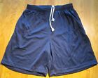 Men Shorts Size Medium Jogging 2 Pocket Elastic Draw String Polyester Color Menu
