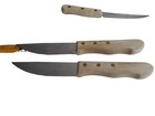 Lot 3 Vintage 4 5  Blade 2 Dansk 1 Old Homestead Steak Knives Wood Handles