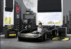 Kids Twin Size Batman Batmobile Race Car Bed Plastic For Toddler Child Bedroom