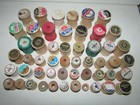 Lot Of 52 Vintage Empty Wooden Sewing Thread Spools - Variety Of Sizes   Colors