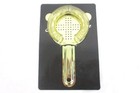 Lot Of 3 Mode Cocktail Strainers Brass   Copper Color New W  Defects 6 25 