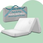 Foldable Travel Pack N Play Mattress Pad With Bag  Waterproof Portable Mini 
