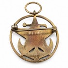 14k Gold Daughters Of 1812 Enamel Star Badge J e  Caldwell Usd 1812 Dar Rare Usa