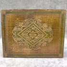 Vintage Italian Florentine Table In Gold Colour  Venetian Furnitur Home Decor