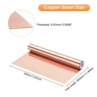 Copper Sheet Roll 3500mm X 200mm X 0 01mm Pure Strip Flashing Metal Foil Plate