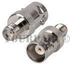 Sma Female To Bnc Female - Rf Coax Coaxial Adapter Converter Connector Jack New