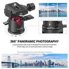 Mini Ball Head  Tripod Head Camera 360   Panoramic With 1 4  Screw 3 8  Thread   