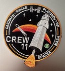 Original Nasa Spacex Crew 11 Iss Mission Crew Dragon Space Patch 3 5   