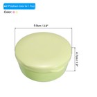 Travel Soap Container  2 Pack Round Soap Holder Travel Case Box  Pink Green