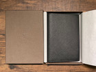 Patek Philippe Saffiano Leather Passport Holder Black winered Vip Gift