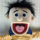 Bobby Peach Boy Full Body Hand Puppet 15    Tall Silly Puppets