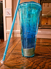 New Moana Live 2026 Action Movie Double Walled Glitter Cup With Straw