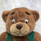 Vintage Eden Corduroy 1997 Plush Brown Green Overalls Teddy Bear 16  Stuffed Toy