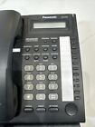 Panasonic Kx-t7730-b 12-key Digital Phone  blk  No Stand Lays Flat Or On Wall