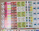Christmas Seals Postage Stamps Lot Of 39 Full Sheets 21 Different Some Canadian