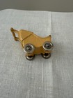 Antique Kilgore Cast Iron Miniature Baby Buggy Carriage Stroller Dollhouse Toy