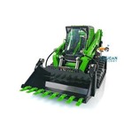 Lesu 1 14 Hydraulic Model Metal Rc Aoue-lt5 Tracked Skid-steer Loader W  Lights