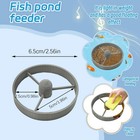 Floating Fish Feeding Ring  Food Feeder Circle For Pond Or Aquarium Fish