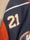 Kyle Okposo New York Islanders Rbk-ccm Stitched Jersey W fight Strap Size L Men
