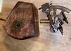 Stanley London Sextant Wooden Box Case Commemorative British Sailor Navigator
