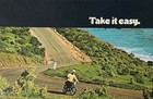1970 Honda Cb100 Super Sport 4-page Bi-fold Brochure-literature Nos Cb 100