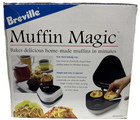 Breville Muffin Magic Mfm50xl Nonstick Electric Cupcake Muffin Maker New