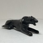 Black Panther 6    X 1 75    Figurine 2    Tall Hand Carved Wooden Folk Art