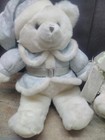 Snowflake Teddy Bear 20 dan Dee White Plush 2003 Blue Cap  Jacket Boy   Girl New