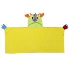 Kids Plush Terry Hooded Bath Towel  drool The Dragon 
