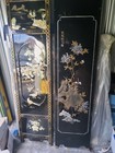 Antique vintage Adian Chinese Coromandel Screen Room Divider 4 Panel