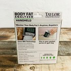 new  Taylor Portable Handheld Body Fat Analyzer - Measures In 5 Seconds