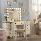 Hollywood Vanity Mirror With Lights  15 Dimmable Bulbs  3 Color Lights make U   