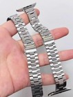Width 14mm Watch Hermes Style Satine Grand H Band For Apple Watch Series 38-49mm