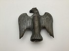 Vintage Metal American Eagle Flag Pole Finial Topper Winged Spread Eagle