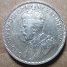 1917 Canada Silver Twenty-five Cents Coin  Better Grade Quarter  rj286 