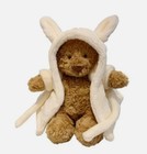 Brand New 28cm Bartholomew Bear Teddy Plush Toy And Bathrobe Set 25 