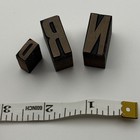 Vintage Copper Letterpress Block Stamps - Printing Type Set