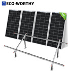 Eco-worthy 800w Watt Bifacial Solar Panel Kit   Mounting Bracket For Farm Yard